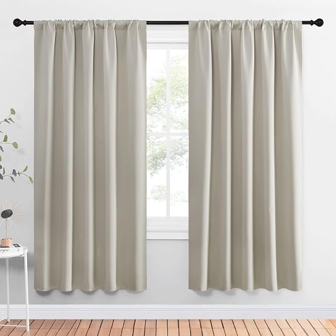NICETOWN Blackout Curtains for Living Curtains, Room Darkening Window Curtain by NICETOWN