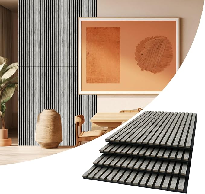 AKUMAX Acoustic Wood Slat Wall Panels-3D Slat Wall Panelling - Image 2