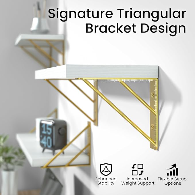 BAYKA Wall Shelves for Bedroom Decor, Floating Wall Shelf for Living Room - Image 7