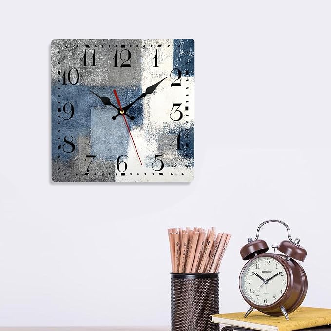 ArtSocket Wooden Wall Clock Silent Non-Ticking, Battery Operated - Image 5