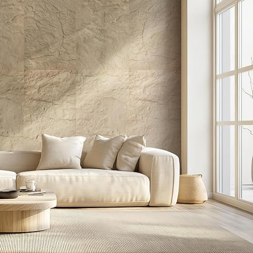 VEVOR 3D Wall Panels, 4 Pack 48 x 24 in PU Natural Stone Imitation Wall Art - Image 8