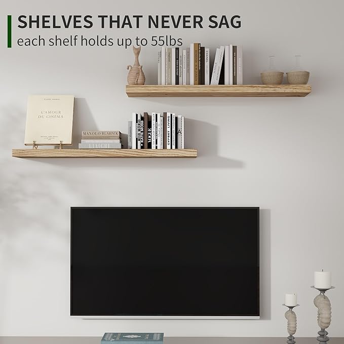 Marsmiles Wood Floating Shelves - Image 4