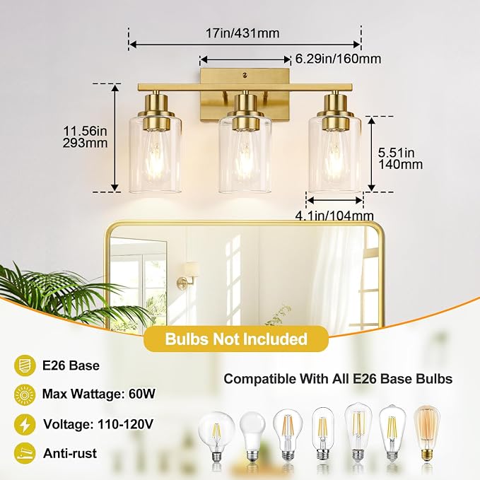 Indoi 3-Light Vanity Lights - Image 8