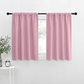 NICETOWN Kitchen Curtains, Rouge Pink, Short Blackout Curtains & Drapes by NICETOWN
