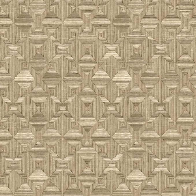 Tempaper x Jeremiah Brent Cream Textured Hoffmann Faux Sisal Removable Peel and by TempaperCo