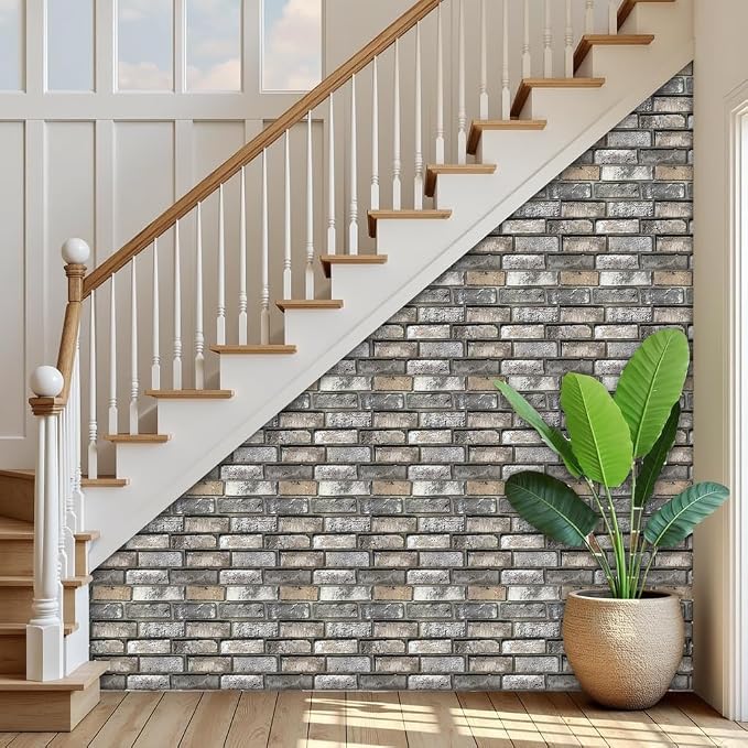 3D Wall Panels, Waterproof Self-Adhesive Artificial PVC Brick Wall Panels - Image 5
