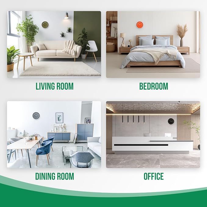 Wall Clock Modern Simple Quartz Decorative Clock Non-Ticking Silent Battery - Image 7