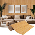 Natural Bamboo Wall Panel for Interior Wall Decor, Pole Wrap Wainscoting by EYAYEN