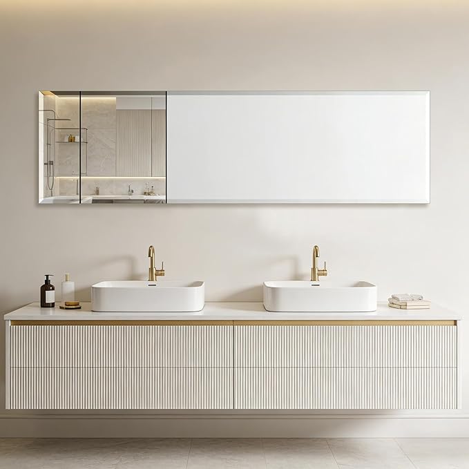 Ruomeng Frameless Full Length Mirror - Image 5