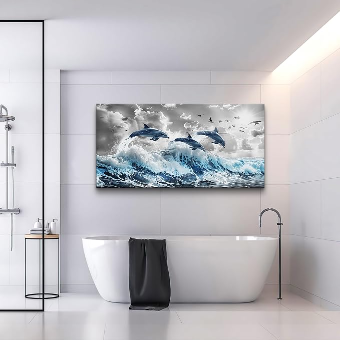 Wapluam Large Wall Decor For Living Room Framed Canvas Wall Art For Bedroom - Image 6