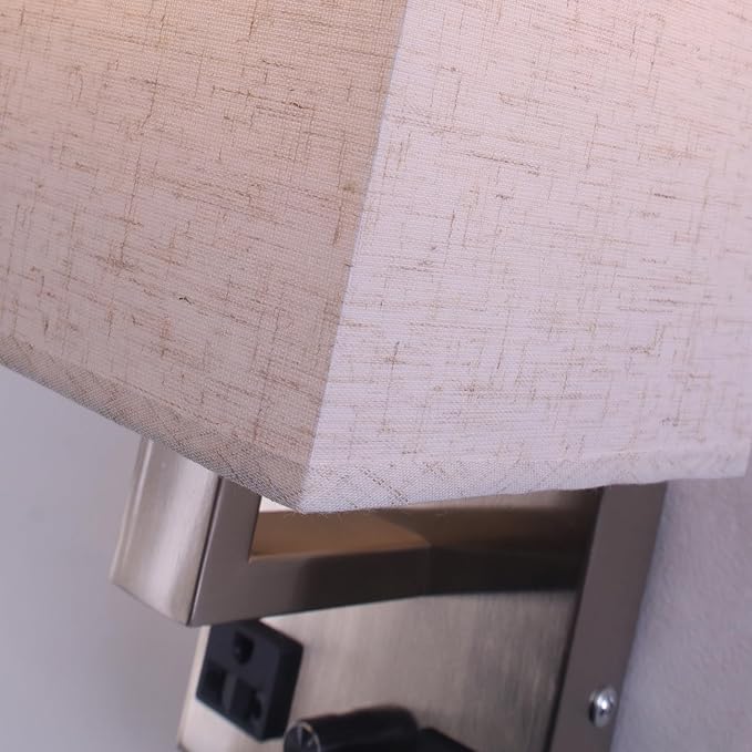 Bedside Wall Lamp for Bedroom, Plug in Wall Sconce - Image 8