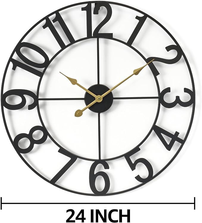 Sorbus Large Wall Clock for Living Room Decor - Image 2