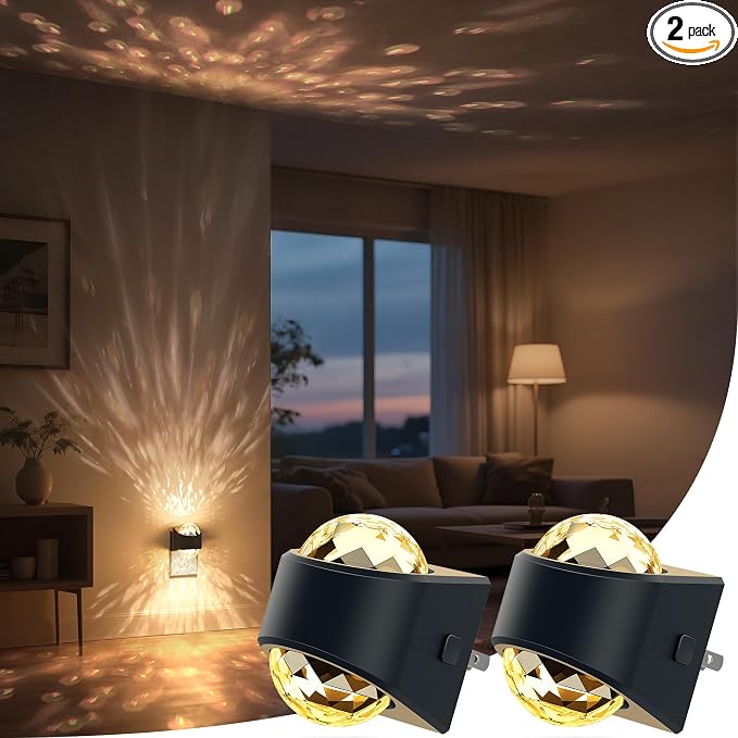 Night Light, Night Lights Plug into Wall, LED Projector Night Light, Soft White by WelcometoBriigniteenjoyyourtimehere