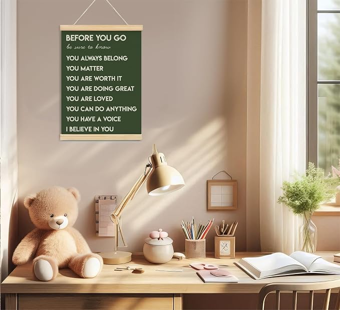 Mental Health Positive Inspirational Wall Art Decor, Therapist Office Signs - Image 2