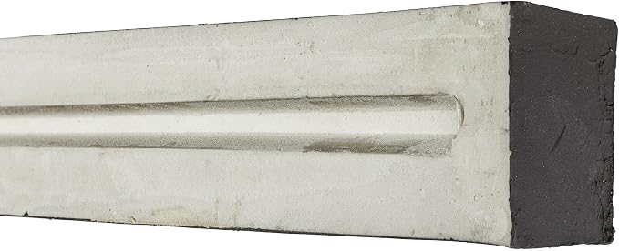2-Pack Dark Gray Faux Stone Ledger & Trim Panels, 35.62" x 2.25" x 3.25" - Image 3
