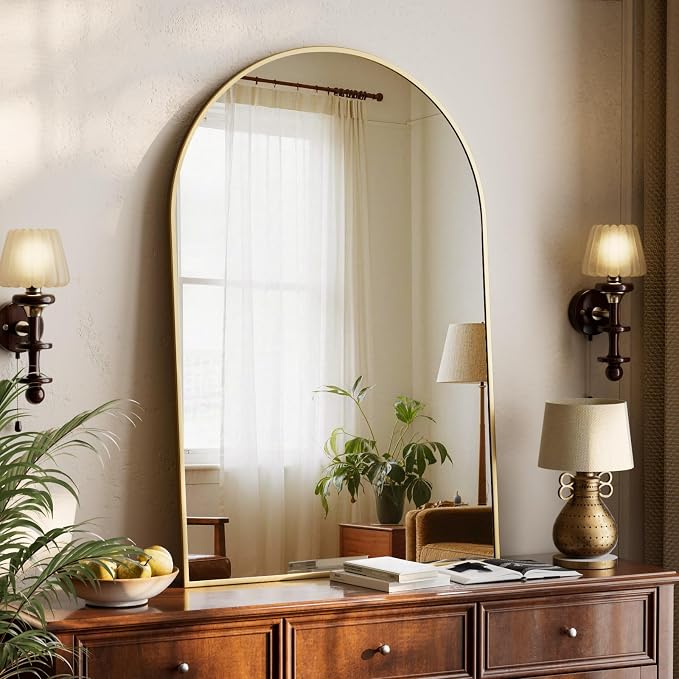 XRAMFY 32"x48" Arched Bathroom Mirror - Image 2