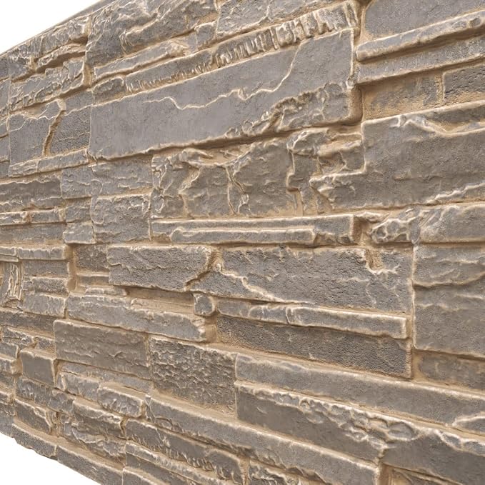 EverStone Cascade Faux Stone Panel, 48 5/8"W x 24 3/4"H x 1 1/4"D, Cannondale - Image 7