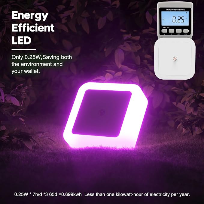 Sujeet Night Light, Night Lights Plug into Wall 8-Pack, Nightlight Plug in - Image 3