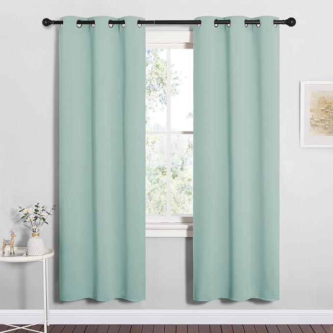 NICETOWN Bedroom Curtain Panels Blackout Draperies, Thermal Insulated Solid by NICETOWN