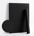 Dimoon 78.7''x17.7'' Black Peel and Stick Wallpaper Contact Paper Modern Self by DIYYOURMOON