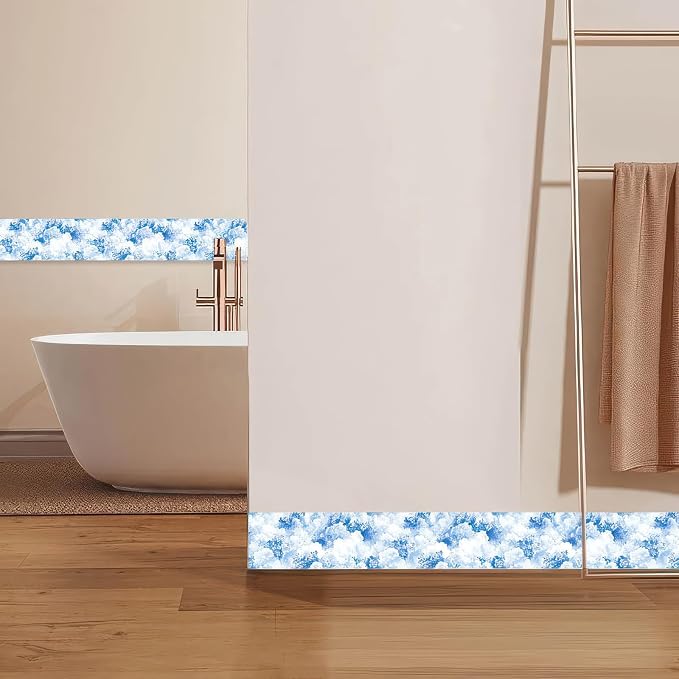 HOMETITUTE Wallpaper Border 4x196 Inch Peel and Stick Wall Border Wallpaper - Image 5