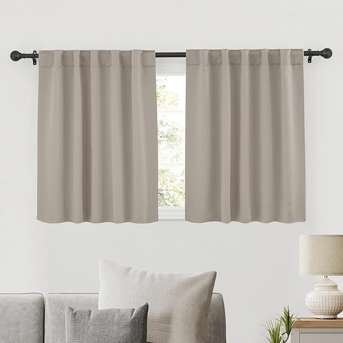 RYB HOME Blackout Curtains for Bathroom by RYBHOME