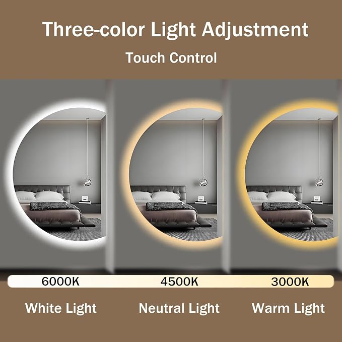 Modern Smart Anti-Fog Bathroom Mirror - Image 3