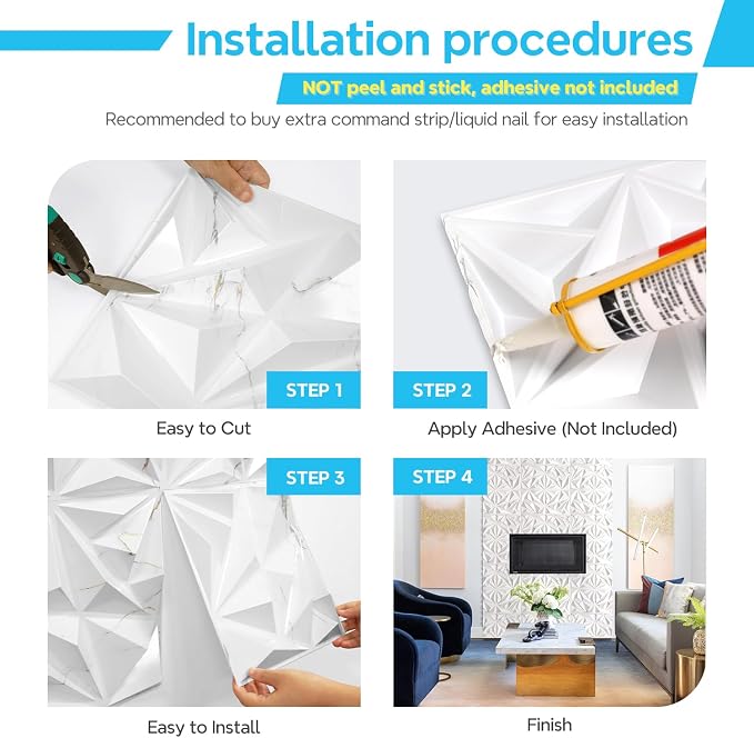 STICKGOO 33 Pack 3D Wall Panels - Image 7