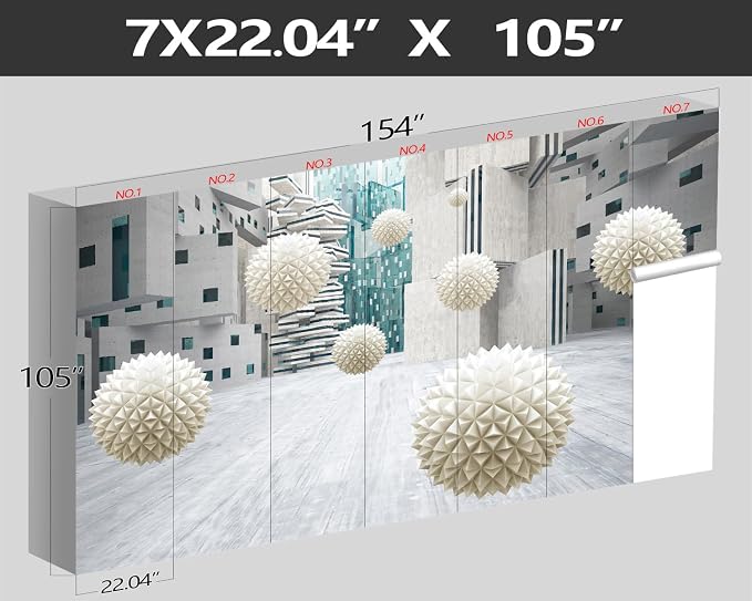 XMPMBM-3d planar Fabric Nursery Room Wallpaper Grey Abstraction Art Bathroom - Image 4