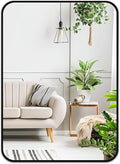 Fabuday Black Bathroom Mirror for Over Sink by Fabuday