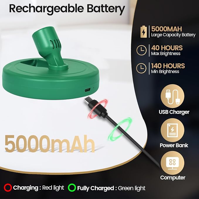 HAMVIDNE LED Spotlight, Rechargeable Battery Picture Lights, Uplighting Indoor - Image 2