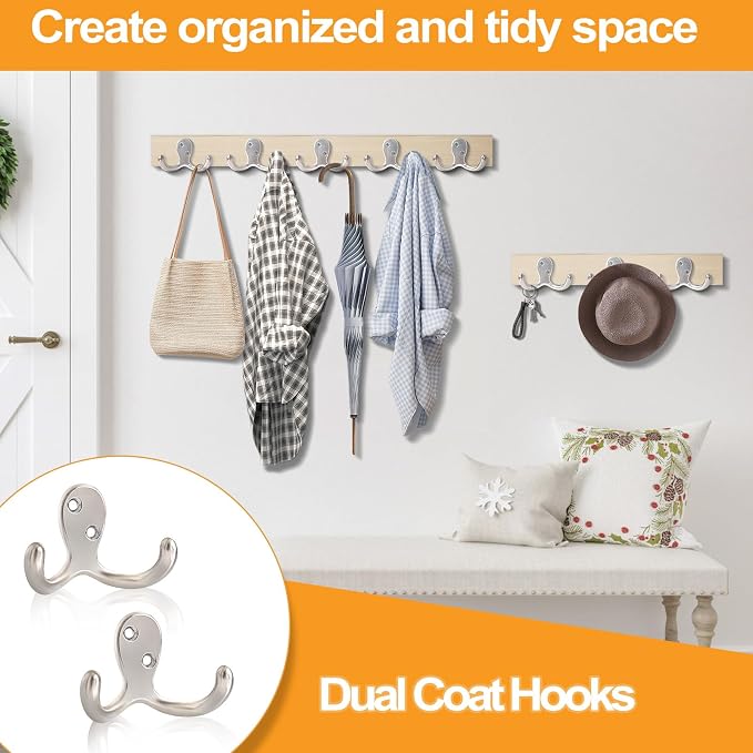 CBWLWJ 20 Pack Coat Hooks Wall Hooks - Image 4