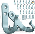 BREYDROK 20PCS Heavy Duty Metal Wall Hooks, Coat Hooks by BREYDROK