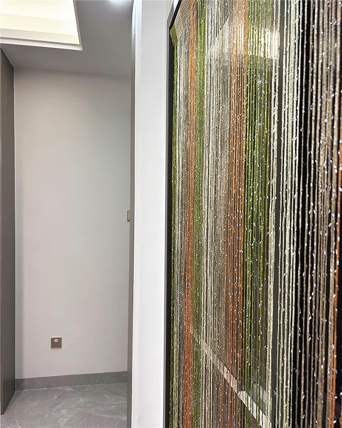 ave split Decorative Door String Curtain Wall Panel Fringe Window Room Divider - Image 4