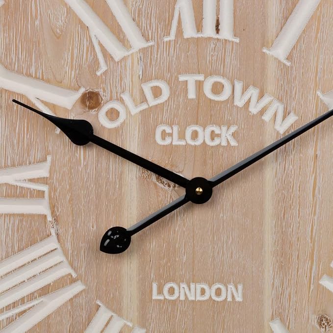 24 Inch Large Farmhouse Wall Clock - Image 8