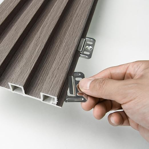 Art3d 8-Pack 96 x 6in. WPC Acoustic Slat Wall Panel - Image 4