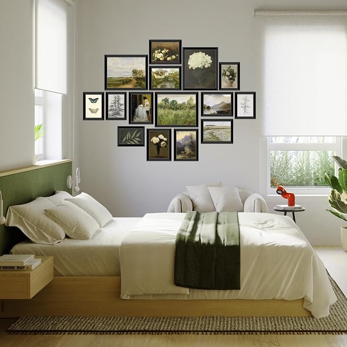 LANCHI95 Framed Vintage Wall Art Set of 15 – Gallery Wall Decor - Image 5