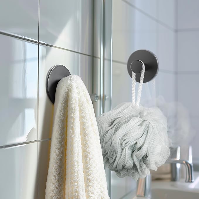 bussdis 10-Pack White Adhesive Wall Hook - Image 6