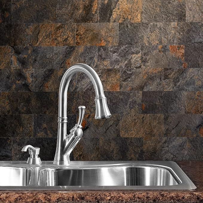AULIGET 4 Pieces Peel and Stick Backsplash Wall Tile - Image 2