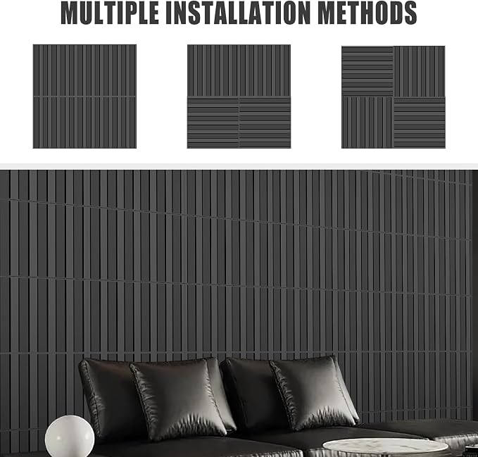 33 Pack 3D PVC Wall Panels 12x12 Inch - Image 3