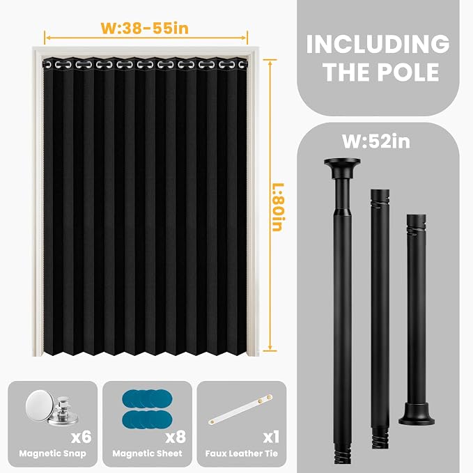 AJAZZ Blackout Accordion Door - Image 2
