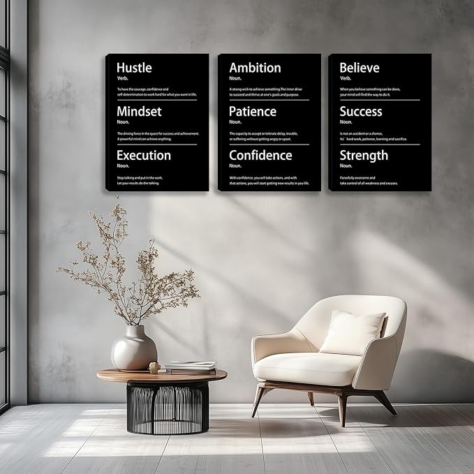 Motivational Wall Decor Paintings Inspirational Office Wall Decor Posters - Image 5