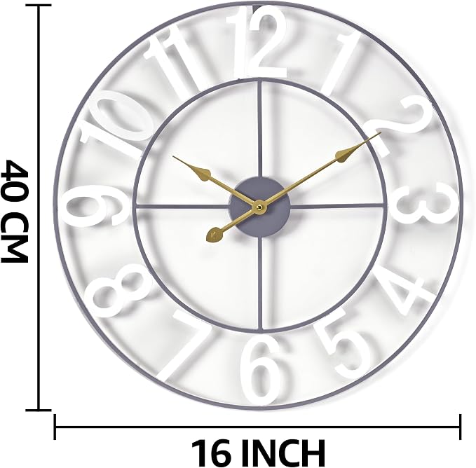 Sorbus Large Wall Clock for Living Room Decor - Image 3