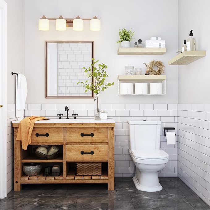 QEEIG Bathroom Shelves Over Toilet - Image 2