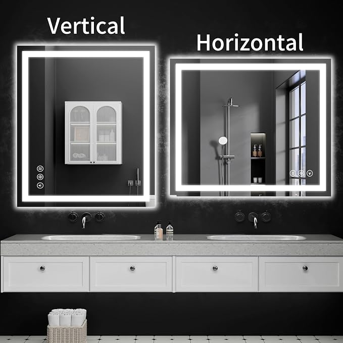LED Bathroom Mirrors 36"x40" Bathroom Mirror - Image 9