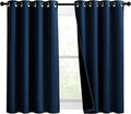 NICETOWN 100% Blackout Blinds, 46 inches x 45 inches, Laundry Room Decor Window by NICETOWN