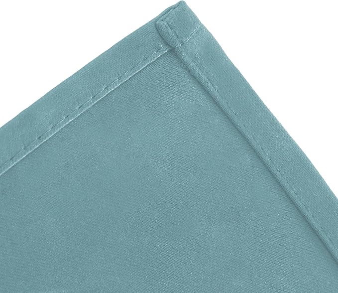 LEMOMO Stone Blue Thermal Blackout Curtains/38 x 84 Inch/Set of 2 Panels Room - Image 7
