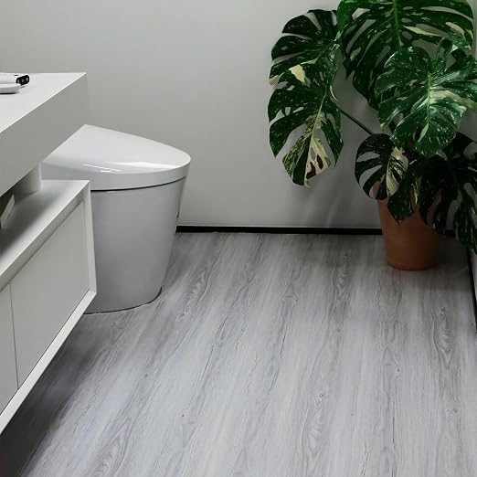 Wood Grain Peel and Stick Floor Tiles – 11.8” Width, Full Roll Length of 590" – - Image 2