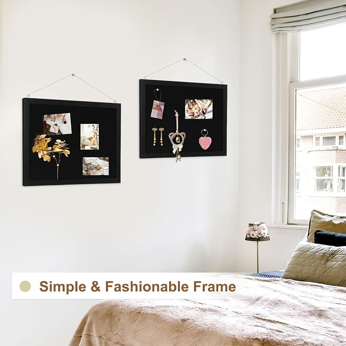 2-Pack Double-sided Black Cork Board - Image 5