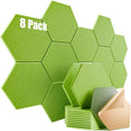 8 Pack Self-Adhesive Acoustic Panels 12" X 10" X 0.4" by Dailycooper